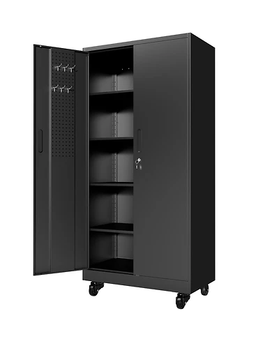 Viyet Metal Garage Cabinet