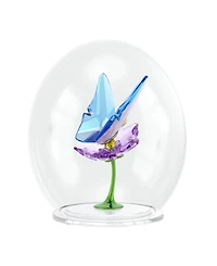 Swarovski Idyllia Glass Ball Butterfly and Flower Crystal Figurine