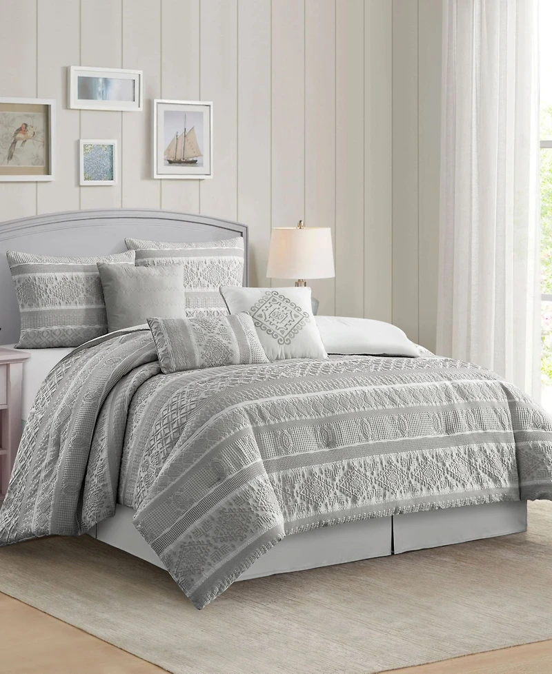 Stratford Park Illusa Floral 7-Pc. Comforter Set