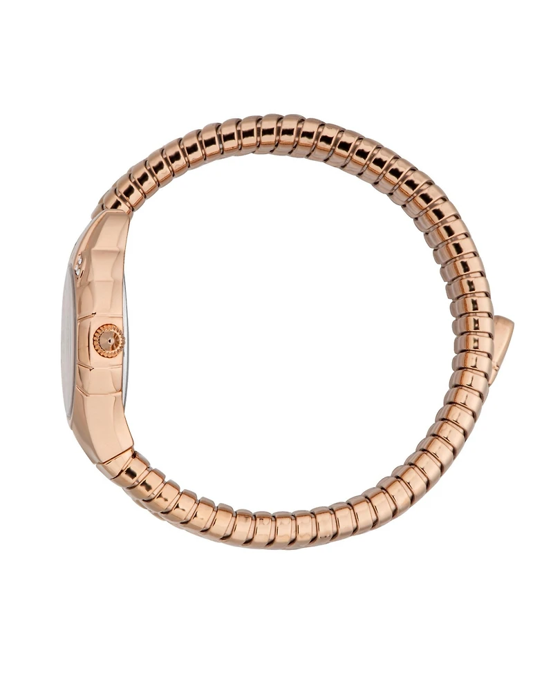 Just Cavalli Women's Amanta Quartz Ip Rose Stainless Steel Bracelet Watch