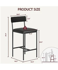 gaomon Set of 4 Bar Stools