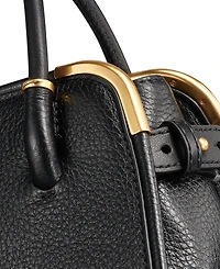 Donna Karan New York Leather Small Crossbody Satchel Handbag