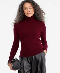 Charter Club Womens 100 Cashmere Turtleneck Sweater Pxs Xxl Macys Exclusive