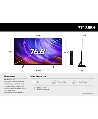 Samsung QN77S85HAEXZA 77" 4K Oled Smart Tv with Dolby Atmos with a 5 Year Amber Protection Plan (2026)