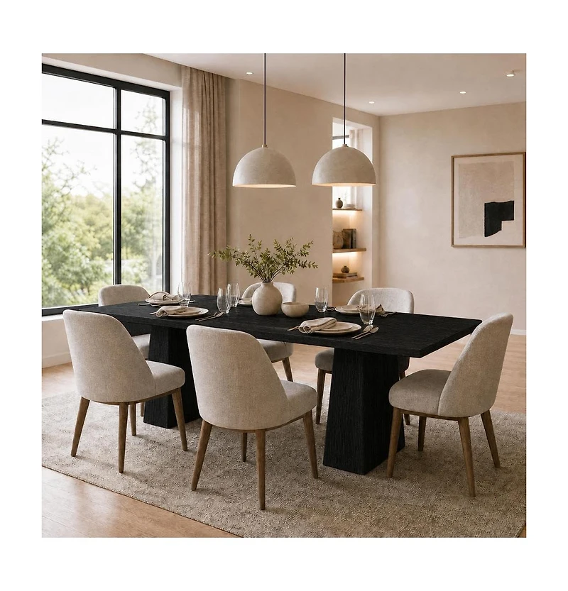 gaomon Modern Kitchen Dining Table for 6-8 People Family Use, for Kitchen