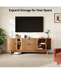 homfan 63" Tv Stand for TVs Up to 70"