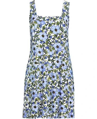 Lands' End Women's Silky Knit Mini Shift Dress