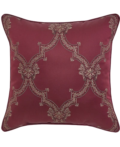 J Queen New York Phyllis Square Embellished Decorative Pillow, 20" x 20"