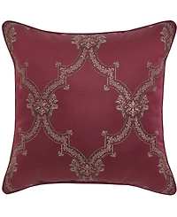 J Queen New York Phyllis Square Embellished Decorative Pillow, 20" x 20"