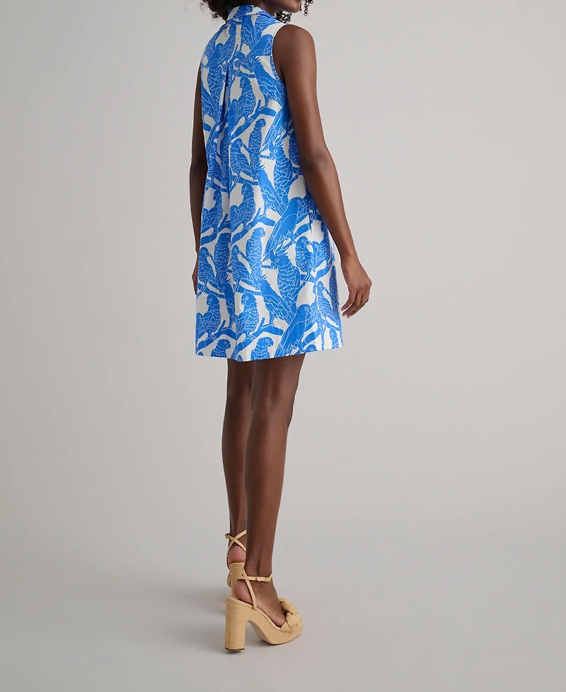 UNTUCKit Women's Stretch Cotton Printed Jordan Dress