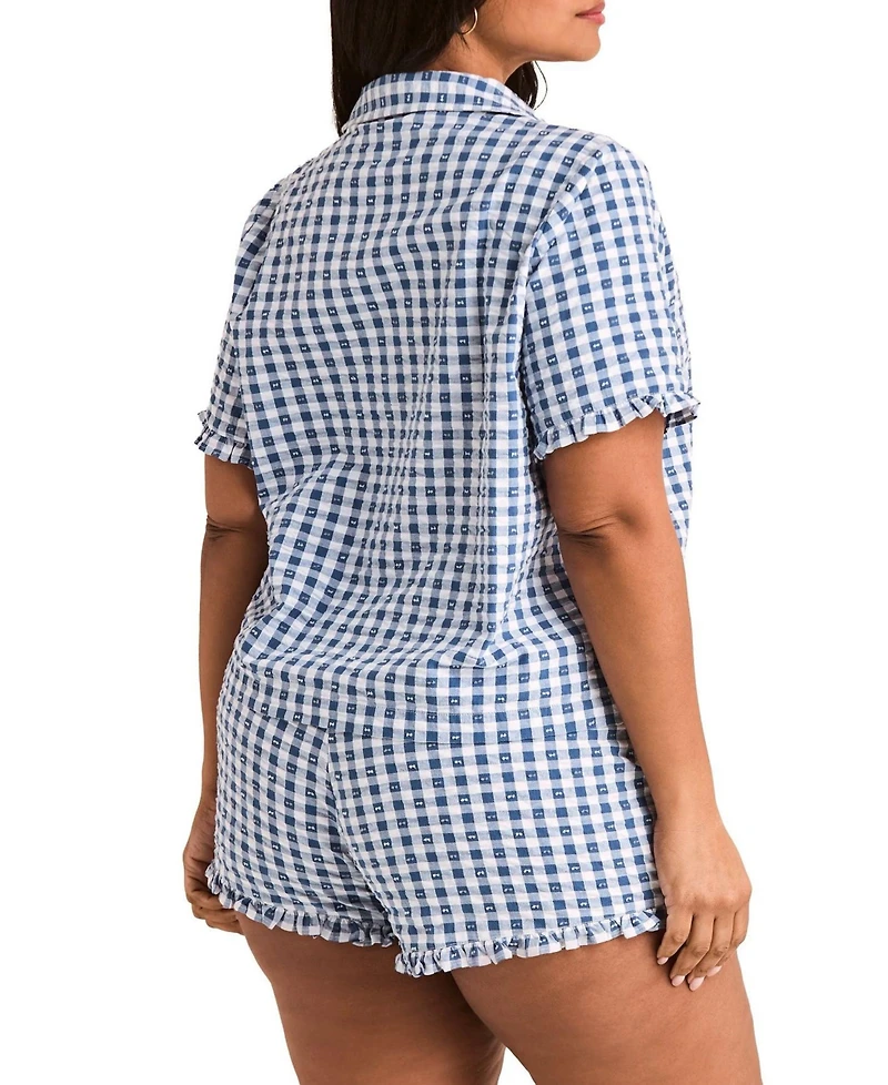 Adore Me Plus Barbara Short Pajama Set