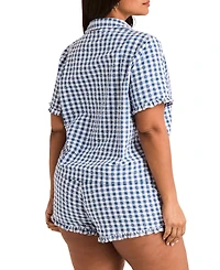Adore Me Plus Barbara Short Pajama Set