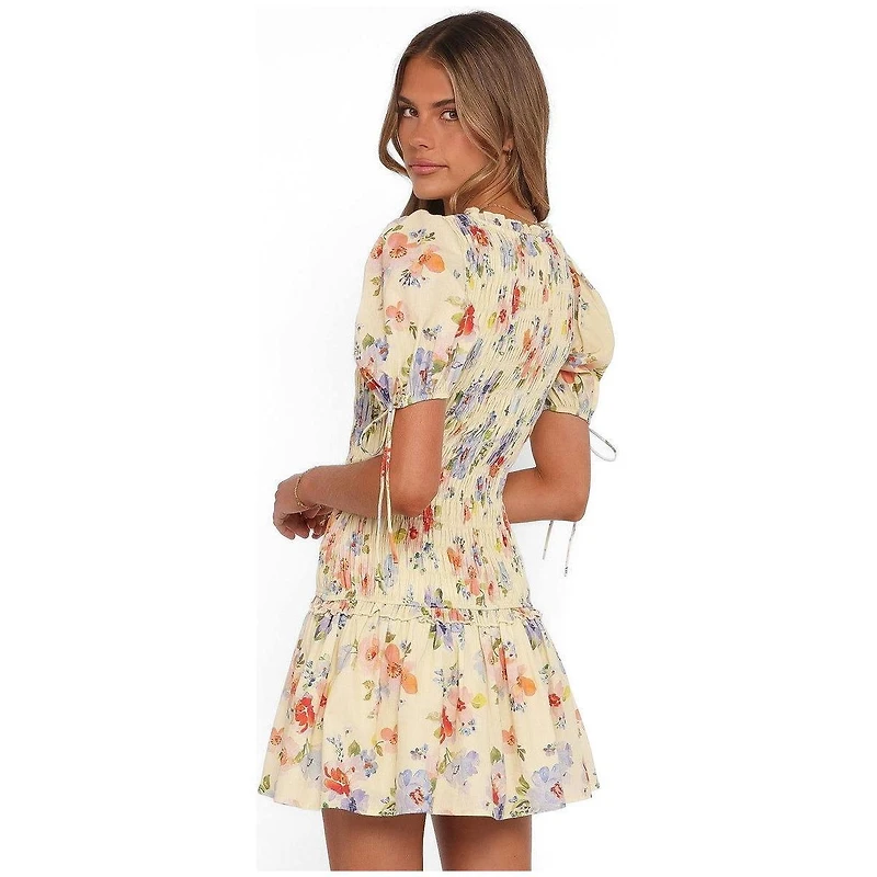 Petal and Pup Women's Kaelyn Gather Mini Dress