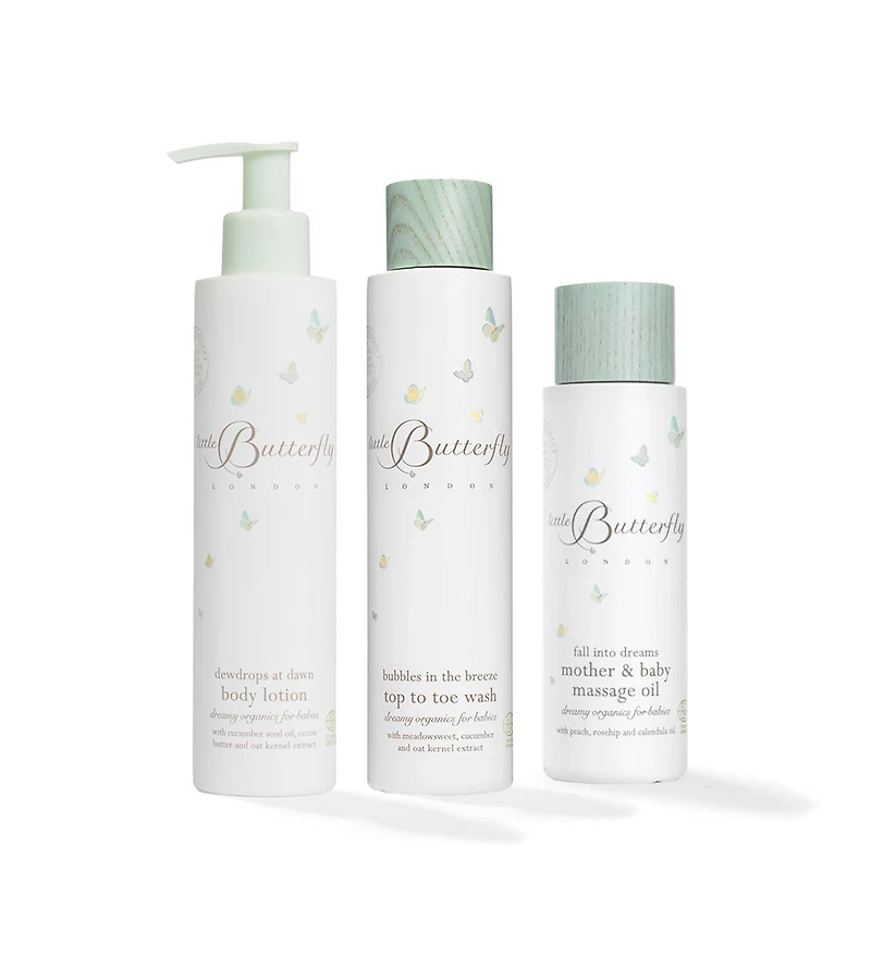 Little Butterfly London Baby Butterfly London Spa and Pamper 3 Product Bundle