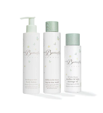 Little Butterfly London Baby Butterfly London Spa and Pamper 3 Product Bundle