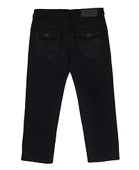 Cultura Big Boys 8-18 Slim Fit Saddle Stitch Flap Pocket Color Western Jeans