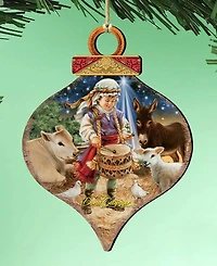 Designocracy Little Drummer Boy Holiday Ornament