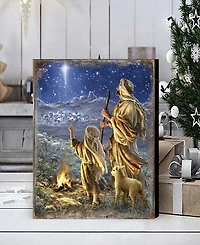 Designocracy Shepherds Keeping Watch Holiday Wall Art