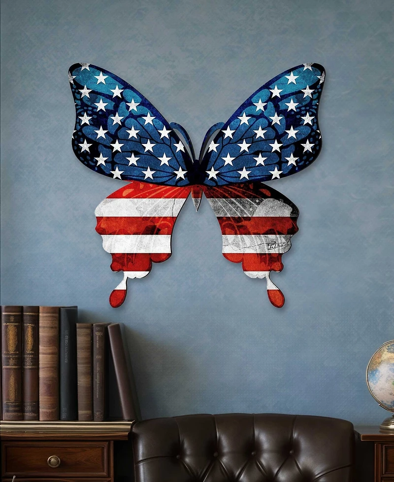 Designocracy Usa Butterfly Holiday Door Decor