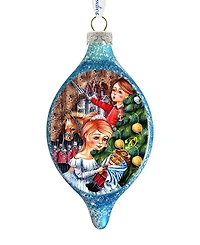 G.DeBrekht Nutcracker Glass Ornament