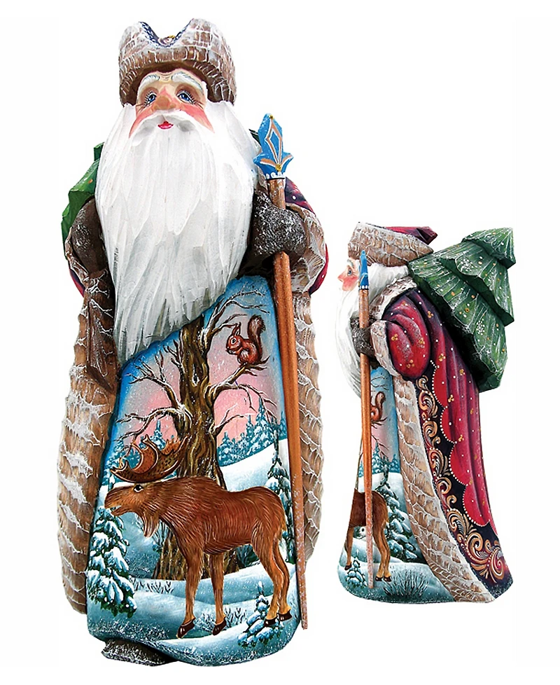 G.DeBrekht Woodcarved Hand Painted Merry Wonder Figurine