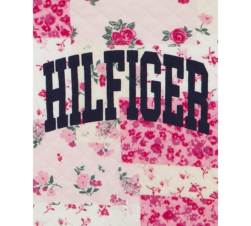 Tommy Hilfiger Baby Girls' Long-Sleeve Top and Joggers, 2-Piece Set