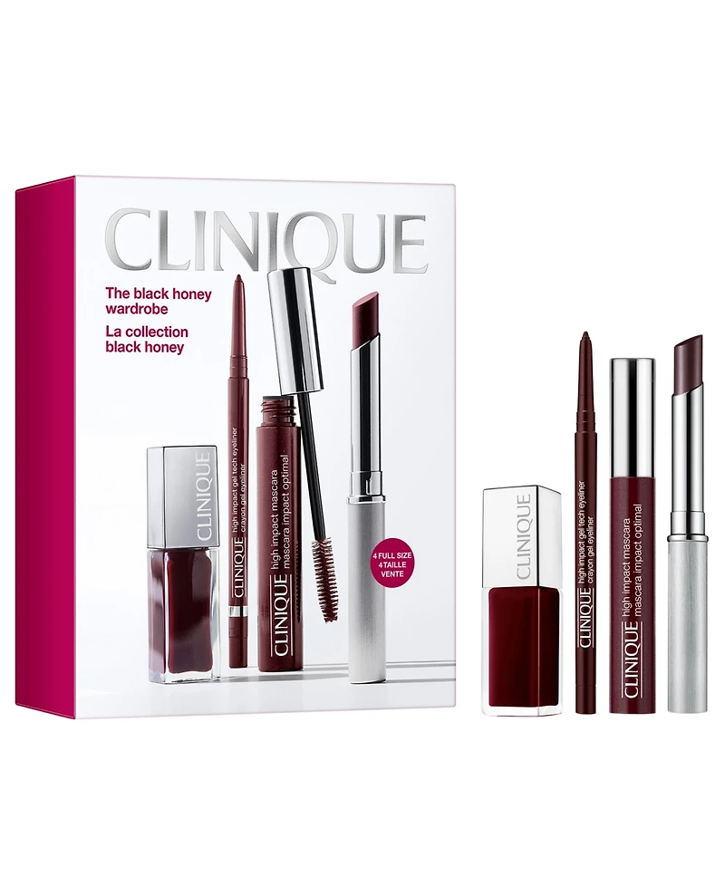 Clinique 4-Piece The Black Honey Wardrobe Makeup Set