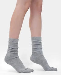 Hue Women's Sport Scrunch Crew Socks, 2-Pack