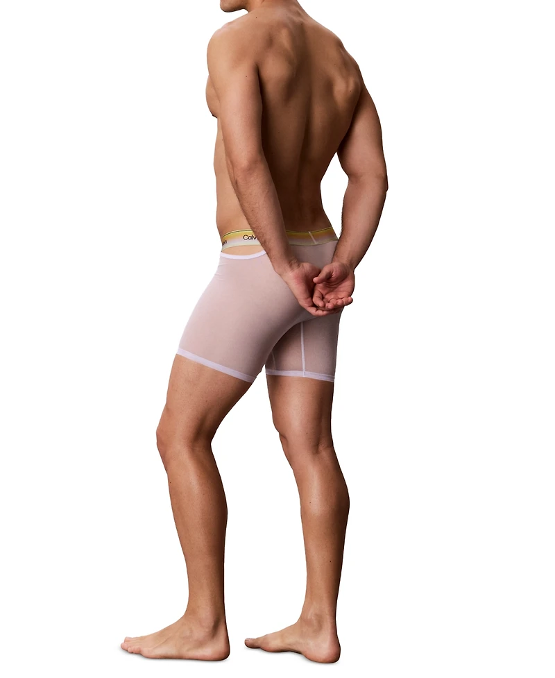 Calvin Klein Men's 1-Pack Pride Mesh Boxer Brief Underwear