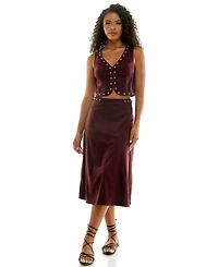 Seni & Cade Juniors' V-Neck Skirt Set