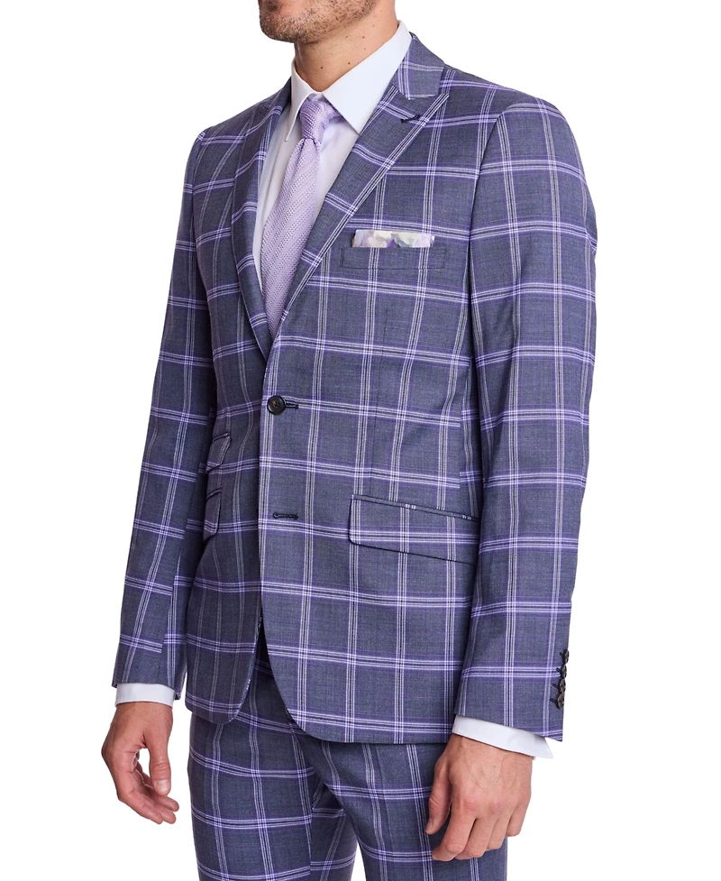 Paisley & Gray Men's Ashton Slim-Fit Peak Lapel Collar Suit Jacket