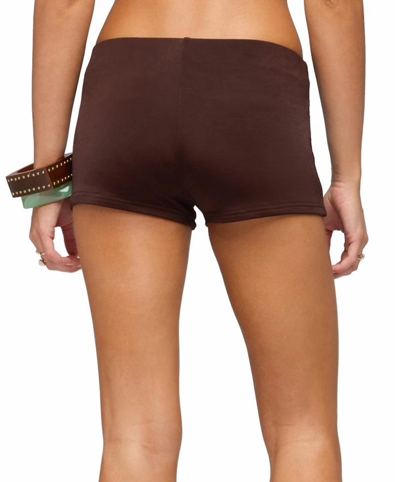Edikted Women's Janya Strappy Bead Belt Micro Shorts