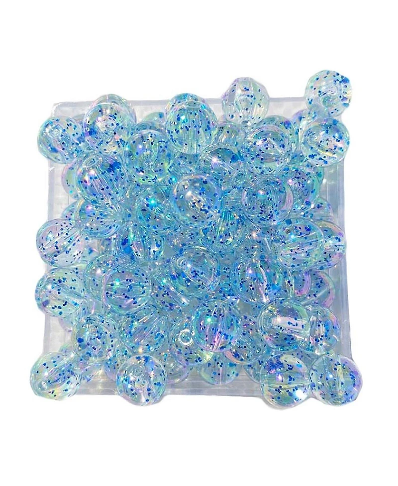 Sevorley 160Piece Set 10mm Acrylic Round Loose Beads for Diy Jewelry