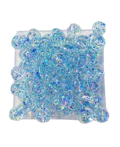 Sevorley 160Piece Set 10mm Acrylic Round Loose Beads for Diy Jewelry