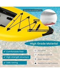 Sevorley Inflatable 2-Person Kayak Set with Aluminum Oars Pump and Repair Kit