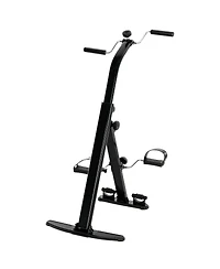 Sevorley Seated Foldable Leg Pedal Exerciser with Lcd Monitor for Seniors