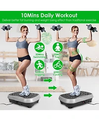 Sevorley Whole Body Vibration Exercise Machine with Resistance Bands and Remote