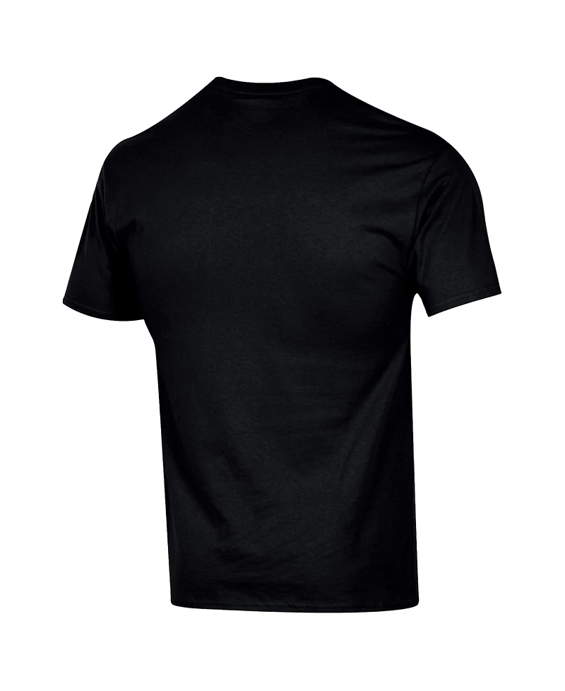 Champion Men's Black New York Knicks Vertical Jersey T-Shirt