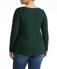 Universal Standard Plus Cassandra Divine Jersey Top
