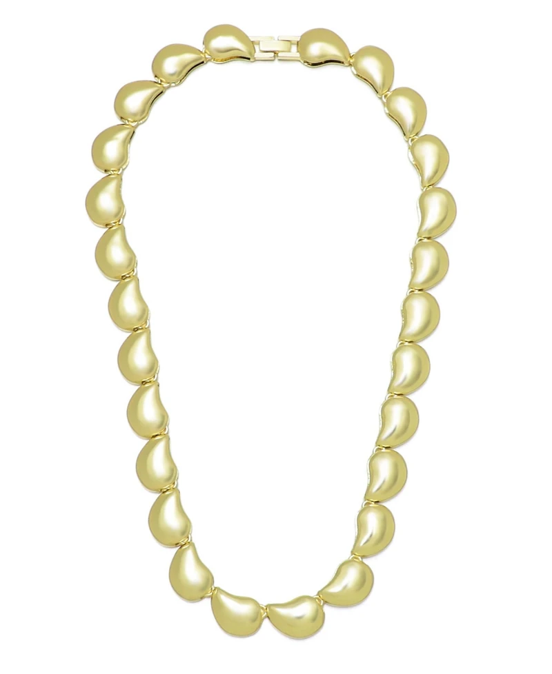 Adornia Gold-Plated Teardrop Chain Necklace