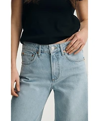 Mavi Jeans Women's Siena High Rise Wide Leg In Light Classic Denim
