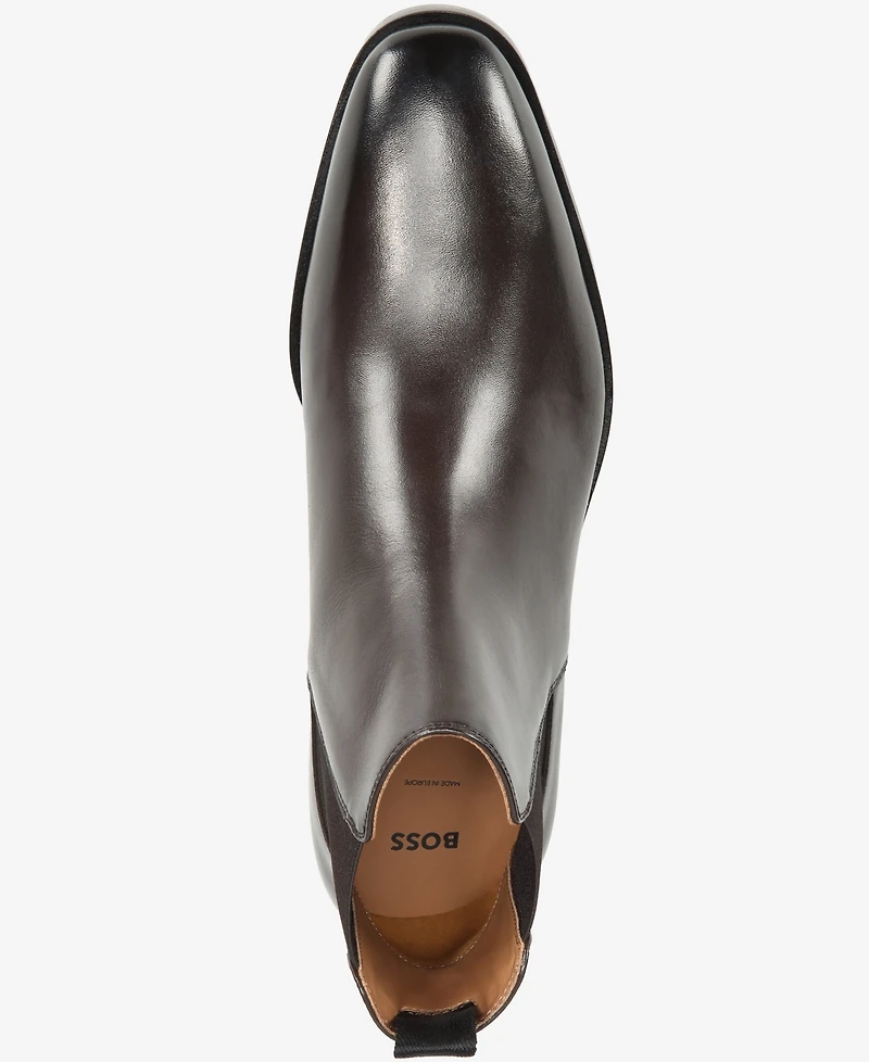 Boss by Hugo Men's Garren Leather Chelsea Boots