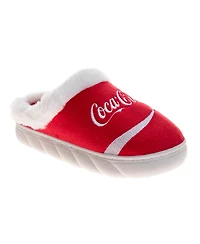 Coca-Cola Women's Classic Logo Casual Slippers for Soft Cozy Stylish Indoor Comfort Footwear