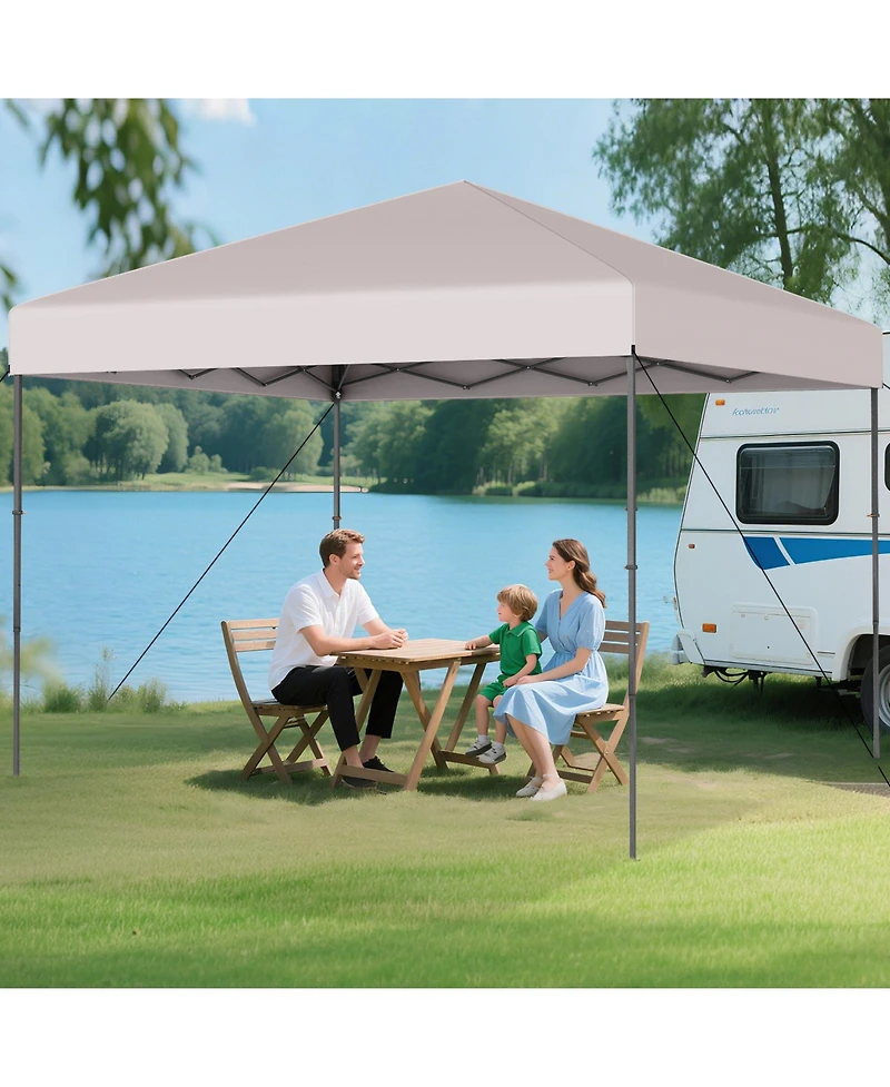 Sugift Pop up Canopy Tent with Portable Carrying Bag and 8 Stakes