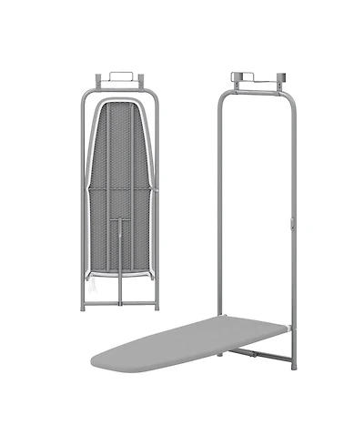 Ecooso Slim Over-the-Door Hanging Ironing Board with Cotton Cover, 35-in Surface