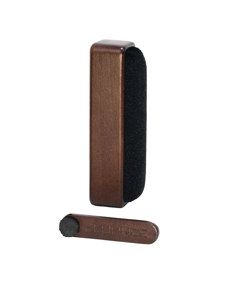 Fluance Record and Stylus Cleaning Kit with Velvet Record Brush and Turntable Stylus Brush