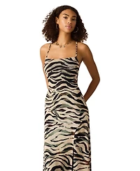 Steve Madden Women's Adella Square Neck Maxi Dress