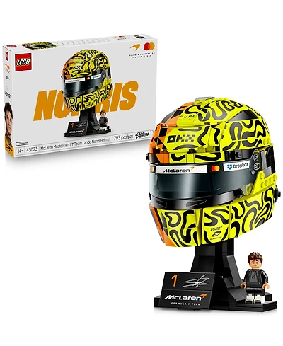 Lego Editions McLaren Mastercard F1 Team Lando Norris Helmet 43023, 793 Pieces Building Set, Ages 14+