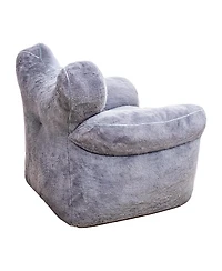 Streamdale Furniture Faux Fur Heart-Shaped Bean Bag Chair for Adults