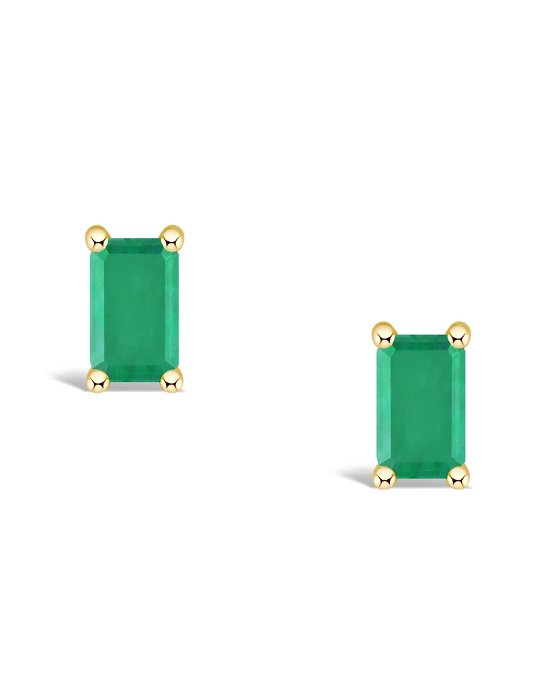 Tanzanite Stud Earrings (1/2 ct. t.w.) 14k Gold (Also Emerald, Ruby & Sapphire)